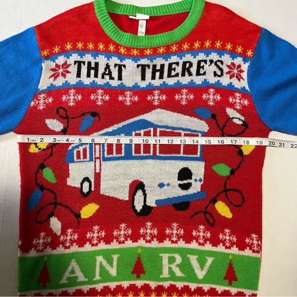 National lampoons Christmas vacation ugly but Awsome Christmas sweater medium - Picture 8 of 8